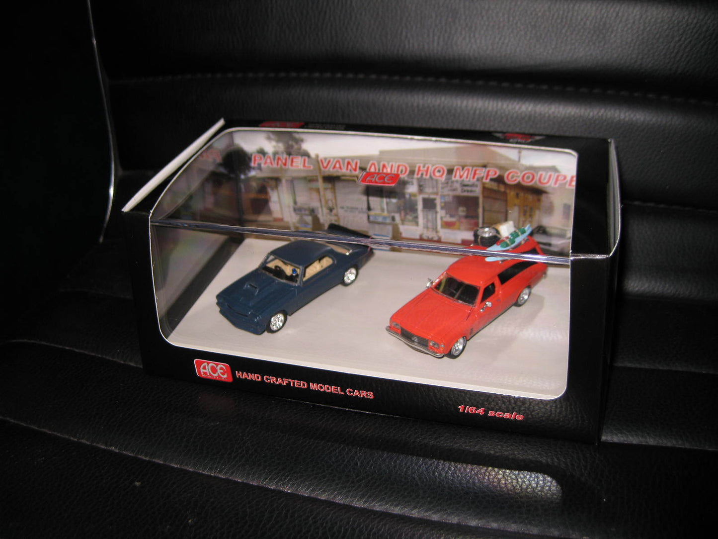 1/64 ACE Mad Max Nightrider Monaro MFP & HJ Panel Van TWIN SET