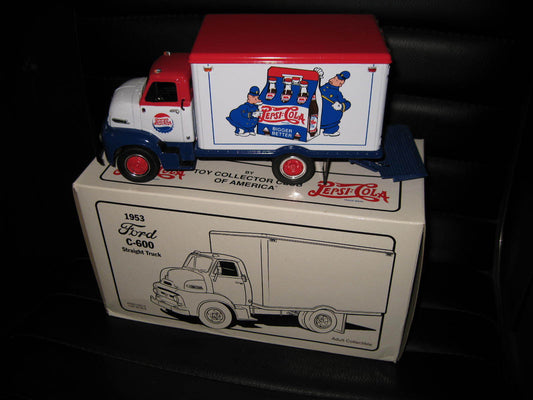 1.34 1St First Gear 1953 Ford C-600 Straight Delivery Truck Pepsi Cola #10-1351