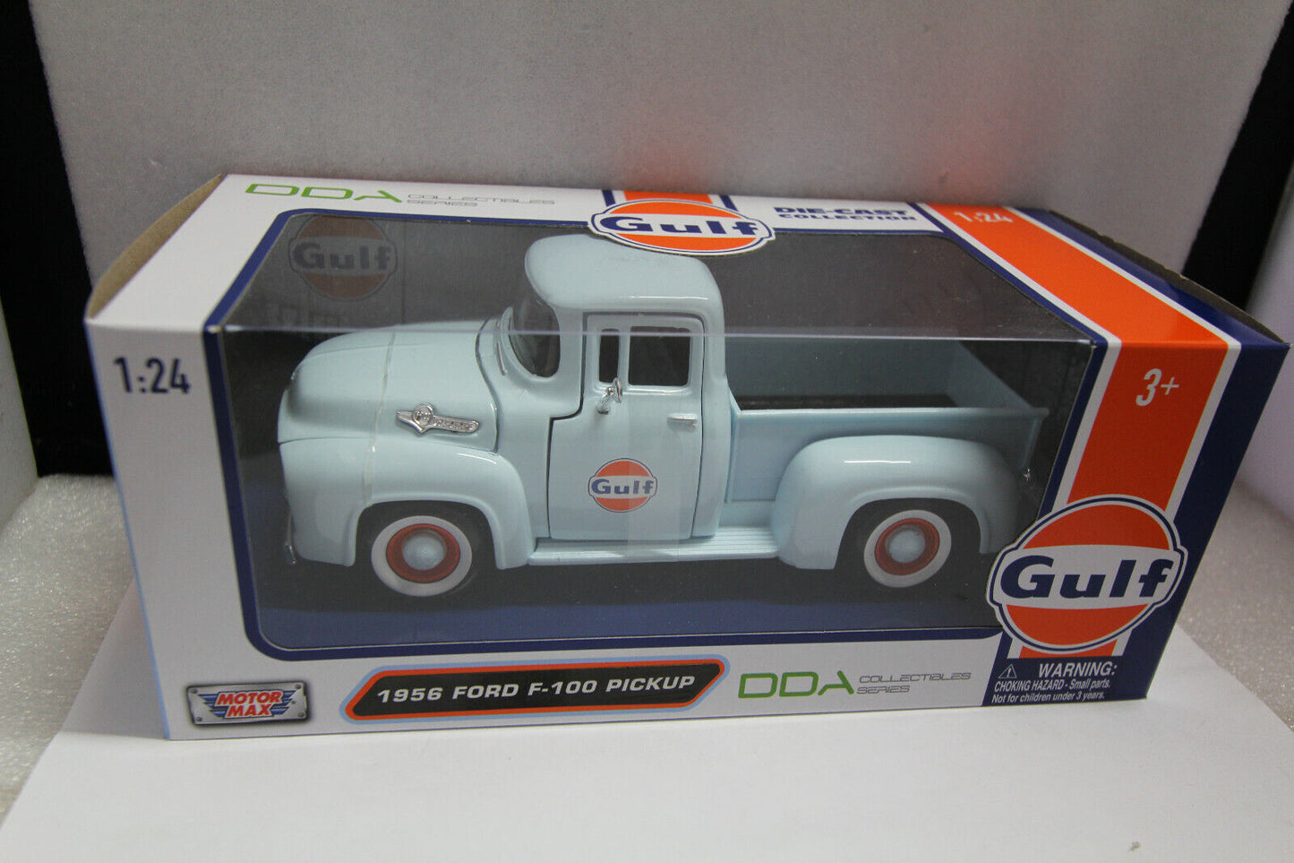 1/24 DDA Motor Max 1956 Ford F-100 Pickup Truck Gulf Oil #79659