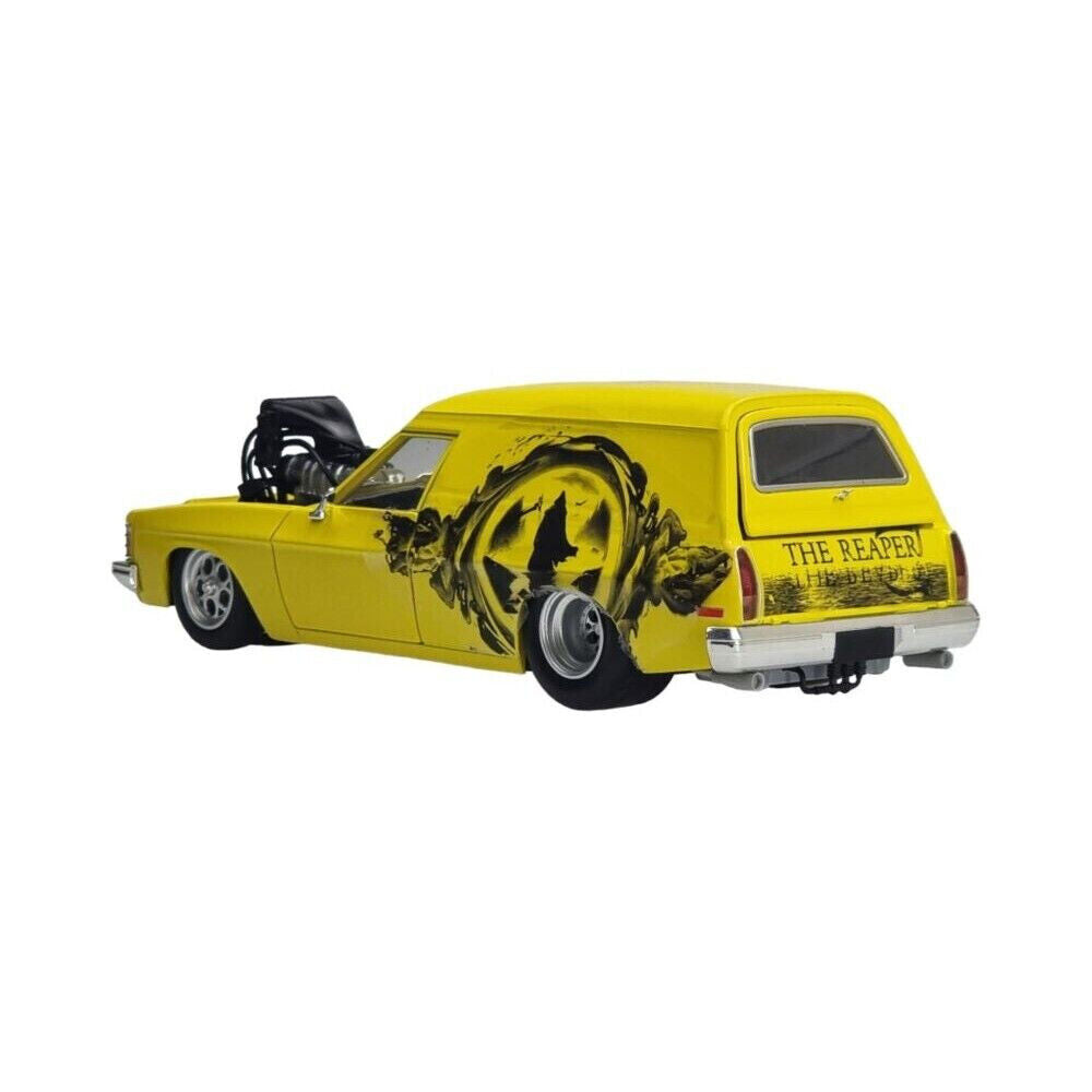 1/24 DDA HOLDEN HJ CUSTOM PANEL VAN REAPER YELLOW BLOWN BIG BLOCK DDA510