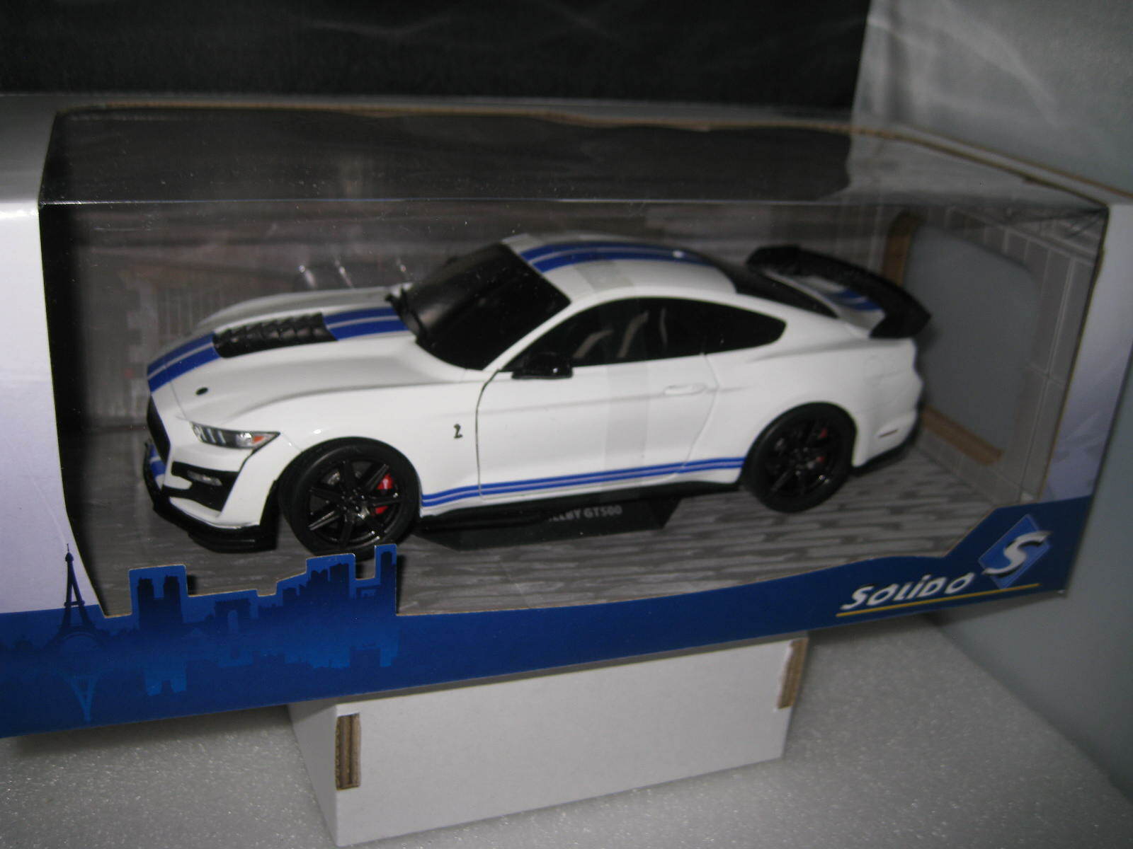 SOLIDO 1/18 Ford Mustang GT ShelbyGT500 Fast Track White 2020
