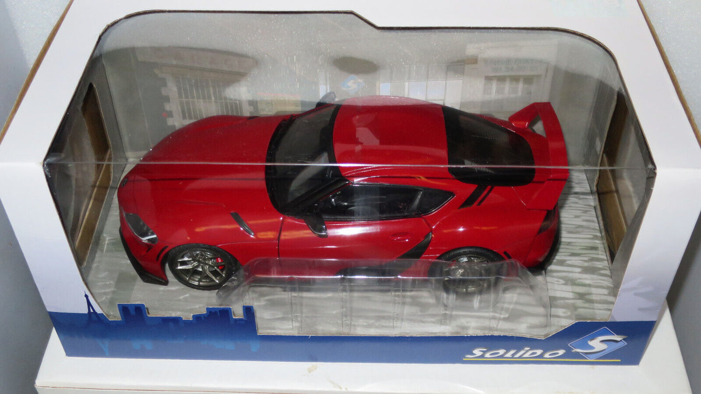 SOLIDO 1/18 DIECAST TOYOTA GR SUPRA STREETFIGHTER PROMINANCE RED 2023 #S1809001