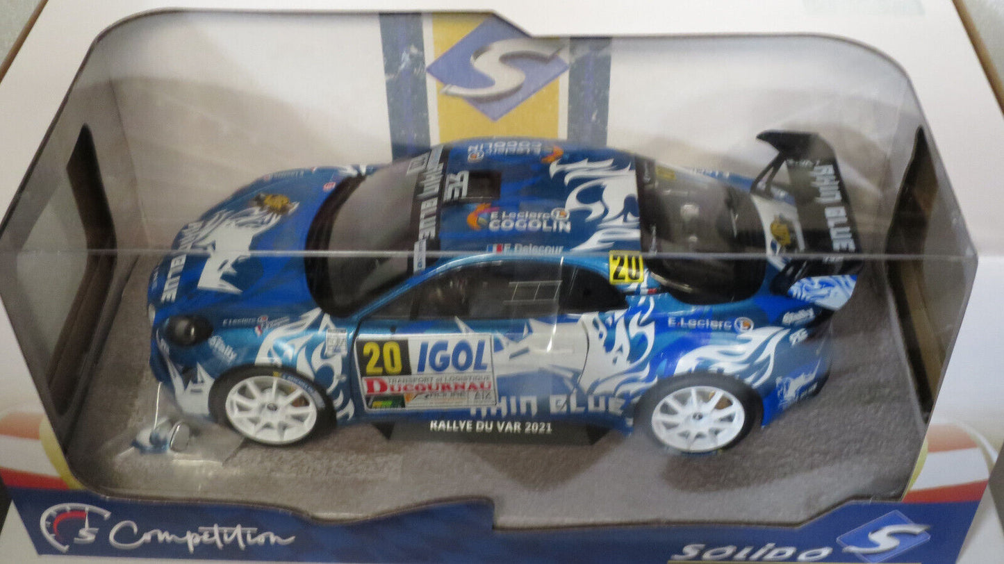 SOLIDO 1/18 WRC ALPINE A110 RALLYE #20 RALLY DU VAR 2021 F DELECOUR #S1801623