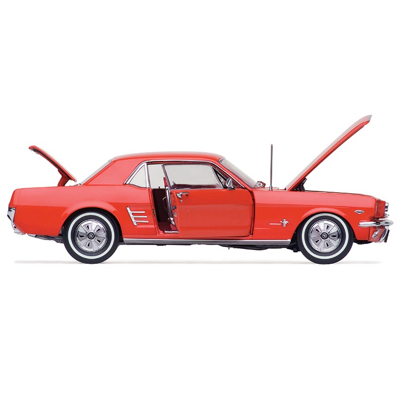 CLASSIC 1/18 Ford 1966 Pony Mustang RHD Signal Flare Red #18804 in stock now