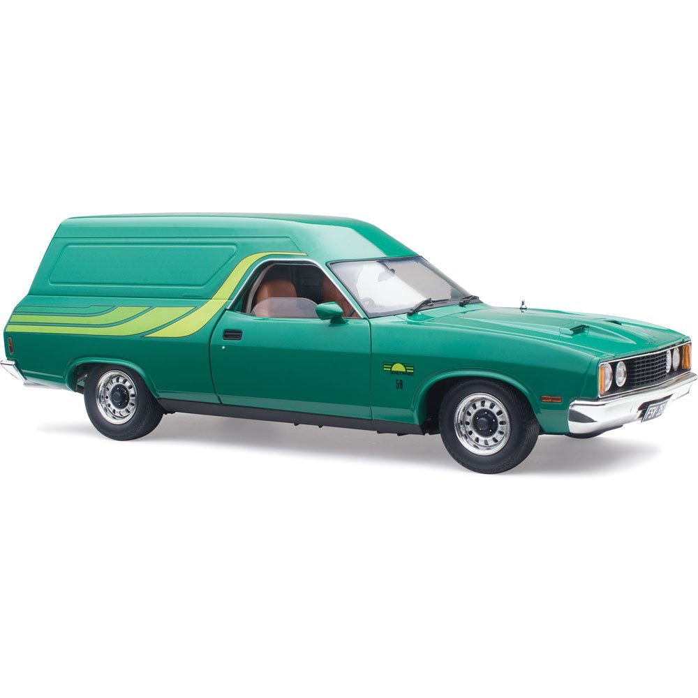 CLASSIC 1/18 Ford XC Falcon Sundowner panel van V8 Modena Green #18851
