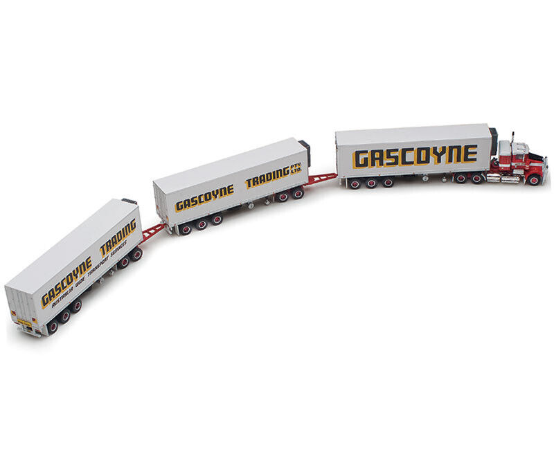 1:64 Highway Replicas Gascoyne Pty Road Train Truck & Trailer + 2nd Trailer