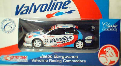 1:43 Classic Carlectables 1035-2 Jason Bargwanna Valvoline Racing Commodore