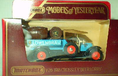 Y26 Crossley Lorry - Lowenbrau – Gateway Model Cars