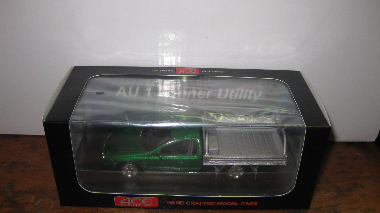 1/43 ACE MODEL CARS FORD FALCON AU 1 TONNER UTE ELECTRIC GREEN LTD EDITION