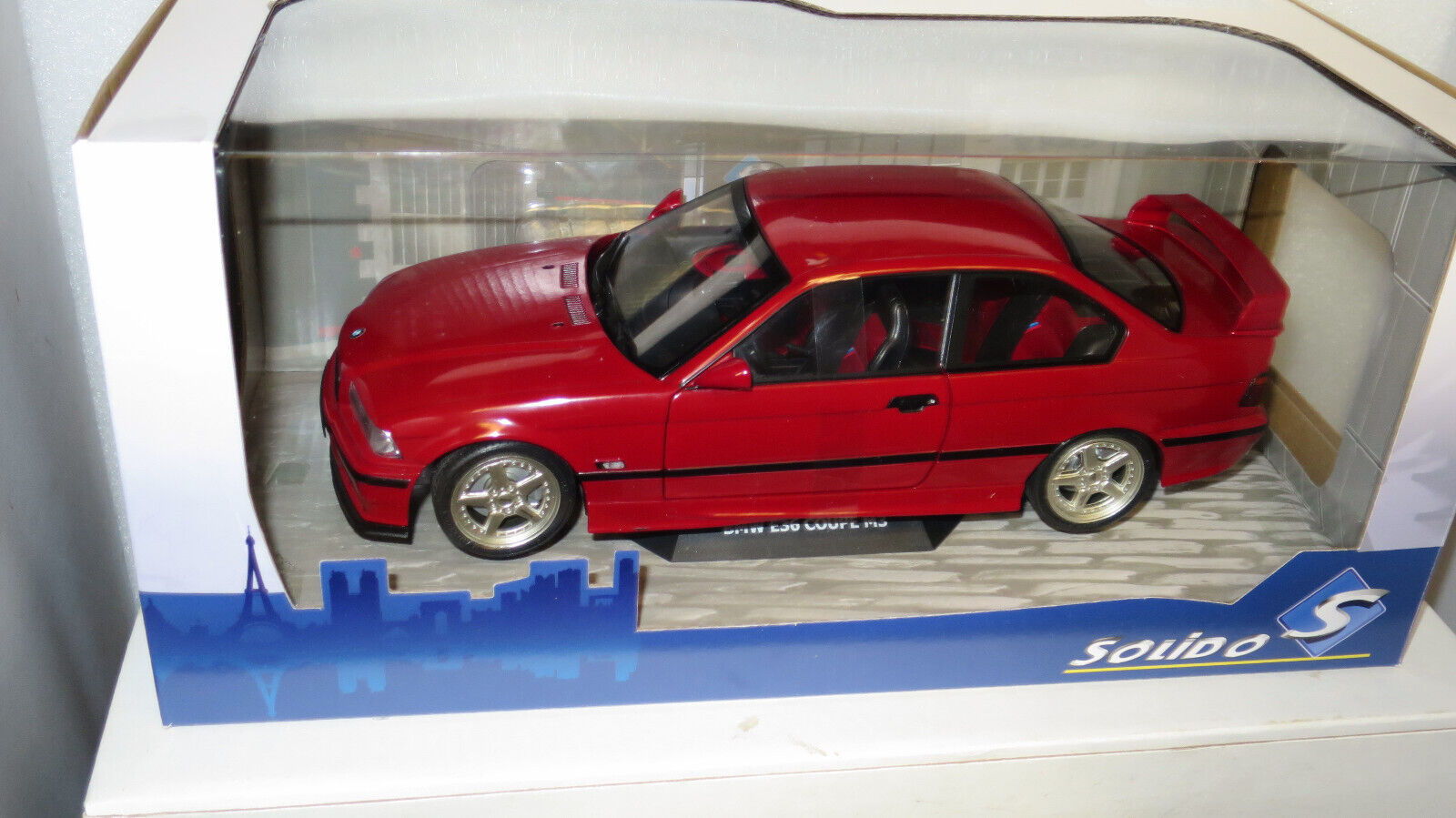 SOLIDO 1/18 DIECAST BMW E36 Coupe M3 1994 Streetfighter Iimolarot Red –  Gateway Model Cars