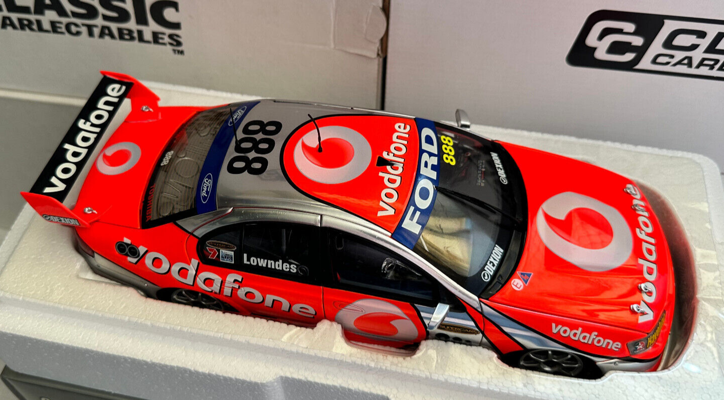CLASSIC 1/18 FORD BF FALCON 888 2007 CRAIG LOWNDES SEASON CAR V8 SUPER ...