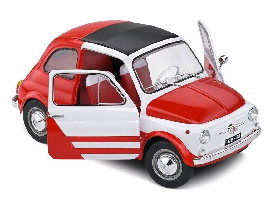 Solido 1/18 DIECAST Fiat 500 L 1965 Turbina Tribute Robe Di Kappa Red #S1801408