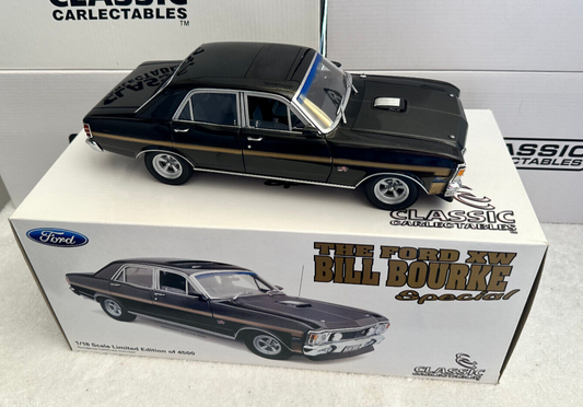 CLASSIC 1/18 FORD XW  FALCON BILL BOURKE SPECIAL COBRA JET BLACK #18168