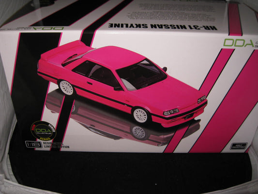 DDA 1/18 Hr-31 Nissan Skyline R31  Gts-R  Pink Limited Edition Resin Model