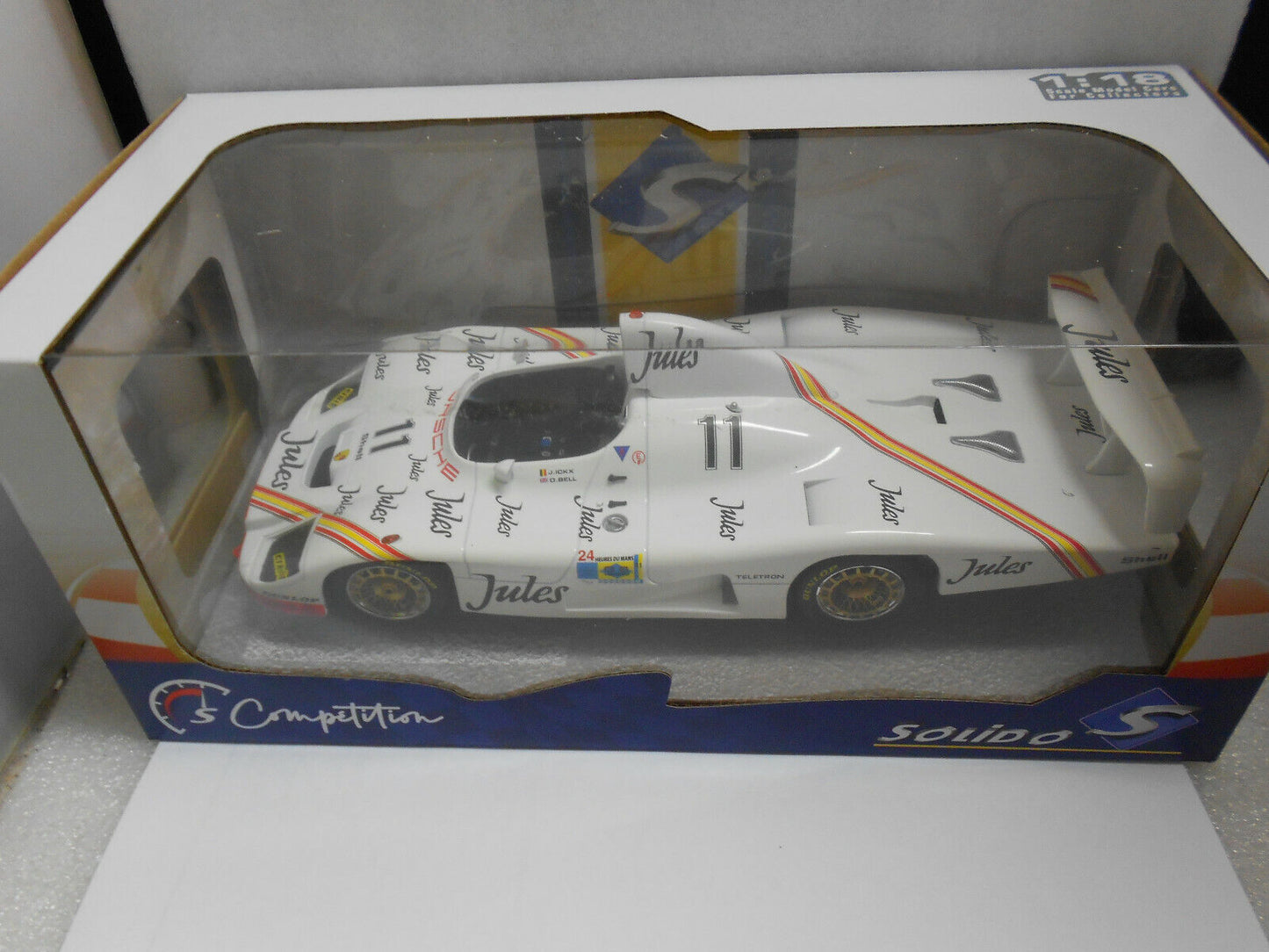SOLIDO 1/18 Porsche 936 #11 Jules 1981 Le Mans Winnder ICKX / BELL #S1805602
