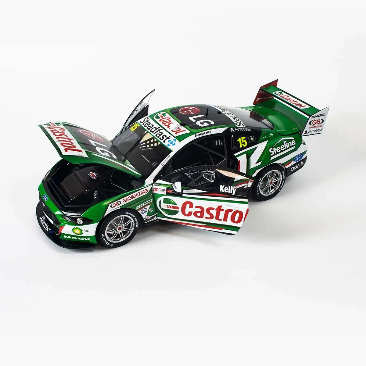1/18 BIANTE Ford Mustang GT Rick Kelly Castrol 2020 THE BEND #15 #B18F20A