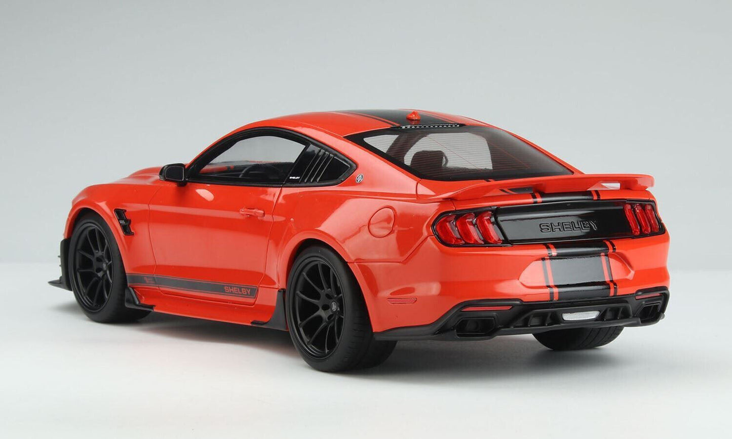1/18 ACME GT SPIRIT 2021  FORD MUSTANG SHELBY SNAKE COUPE ORANGE  US058