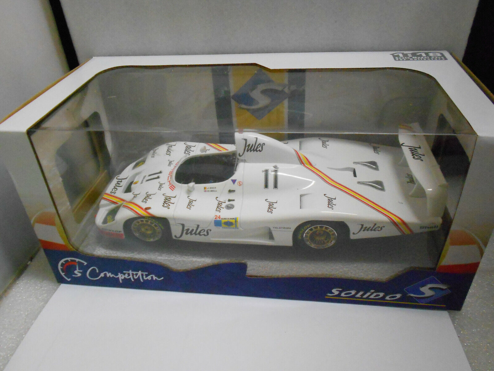 Solido 1:18 - Model Race Car - Porsche 936 #11 Winner 24H Le Mans 1981 Bell Ickx Solido 1:18 - Model Race Car - Porsche 936 #11 Winner 24H Le Mans 1981 Bell Ickx