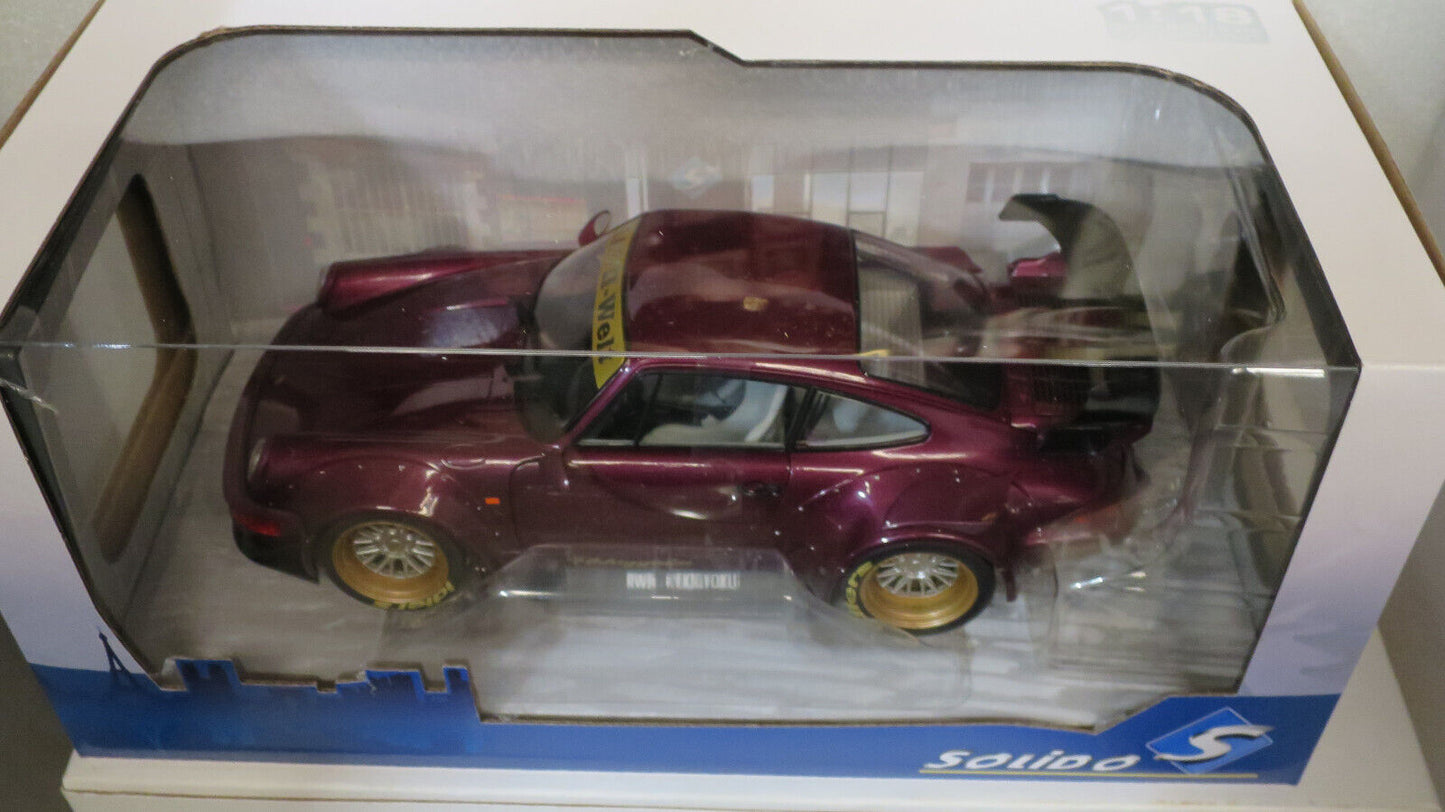 Solido 1/18  Porsche RWB 964 HEKIGYOKU Purple  #S1807504