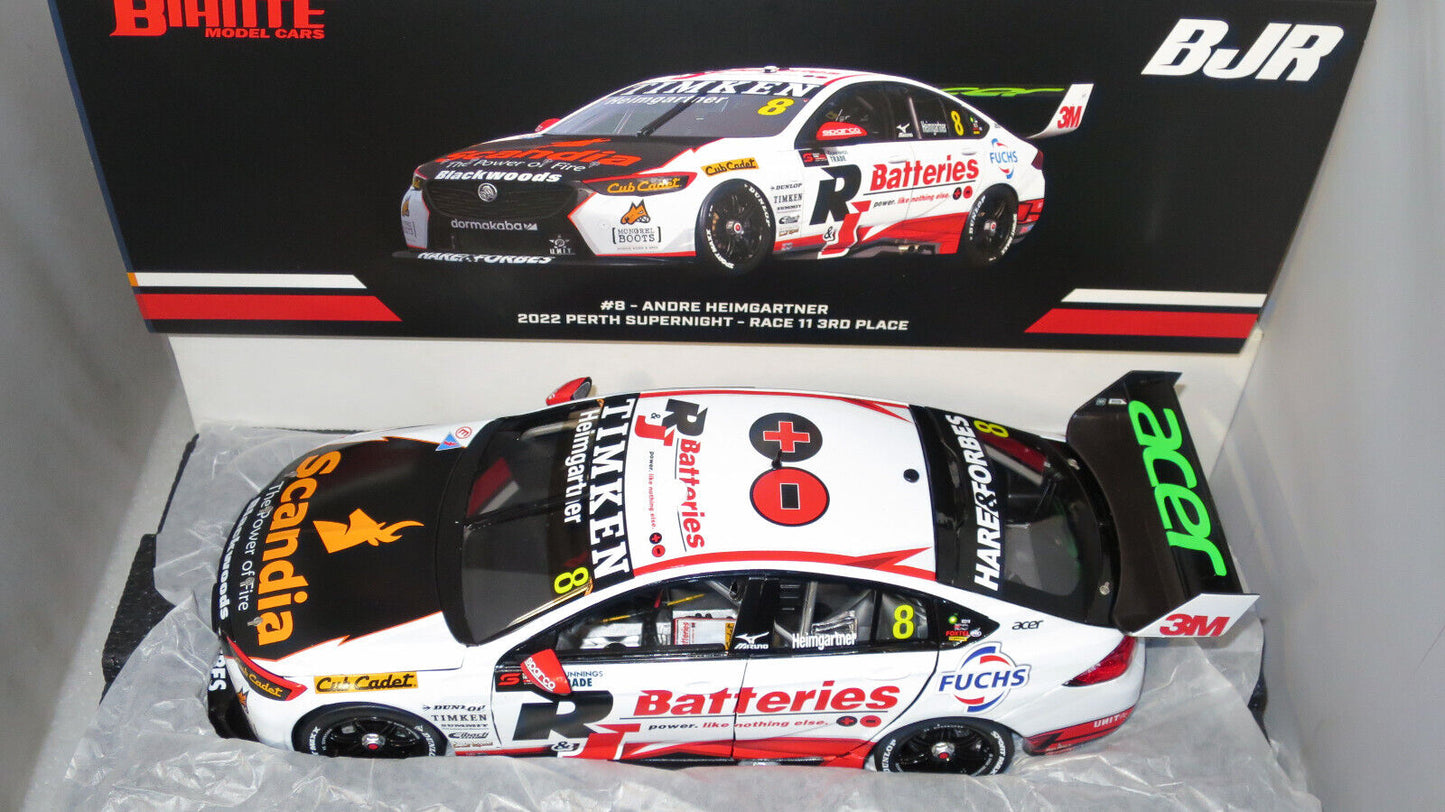 1/18 Biante Andre Heimgartner Holden VB Commodore BJR 2022 Perth 3rd B18H22C