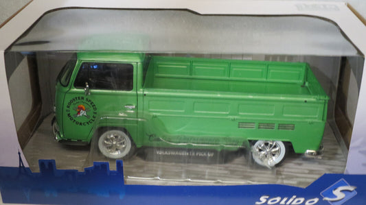 SOLIDO 1/18 VW VOLKSWAGEN T2 PICK UP KOMBI 1968 CUSTOM GREEN      #S1809401