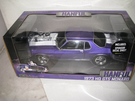 1/24 DDA 1973 Holden Hq Gts Monaro Coupe  "Hanful" Purple  Qld Street Machine