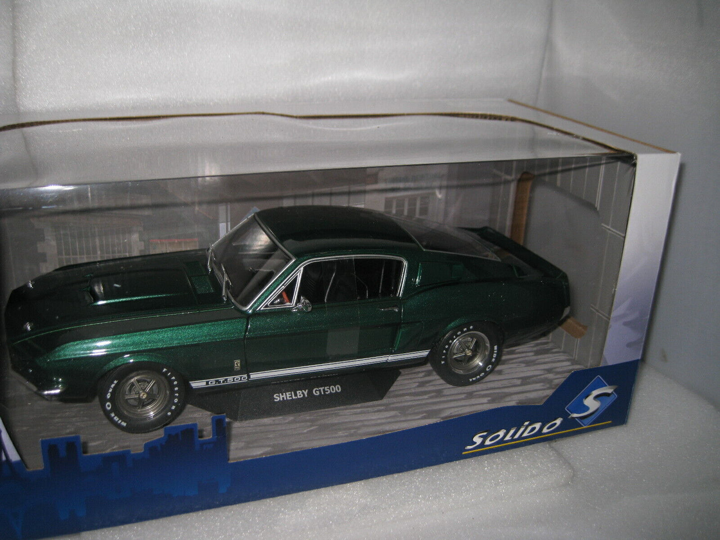 SOLIDO 1/18 1967 Ford Shelby GT500 Mustang Green #S1802904