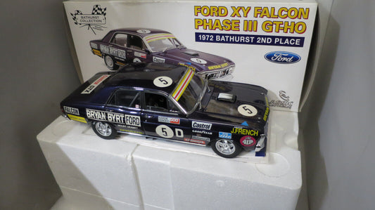 CLASSIC 1/18 FORD XY FALCON GTHO PHASE III 1972 BATHURST 2nd PLACE FRENCH 18160