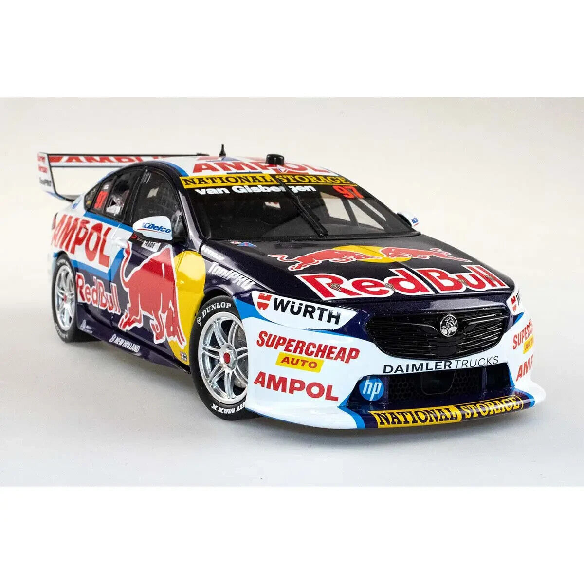 BIANTE 1/64 Supercars ZB Commodore Red Bull 97 Van Gisbergen 2022 Perth Race 10