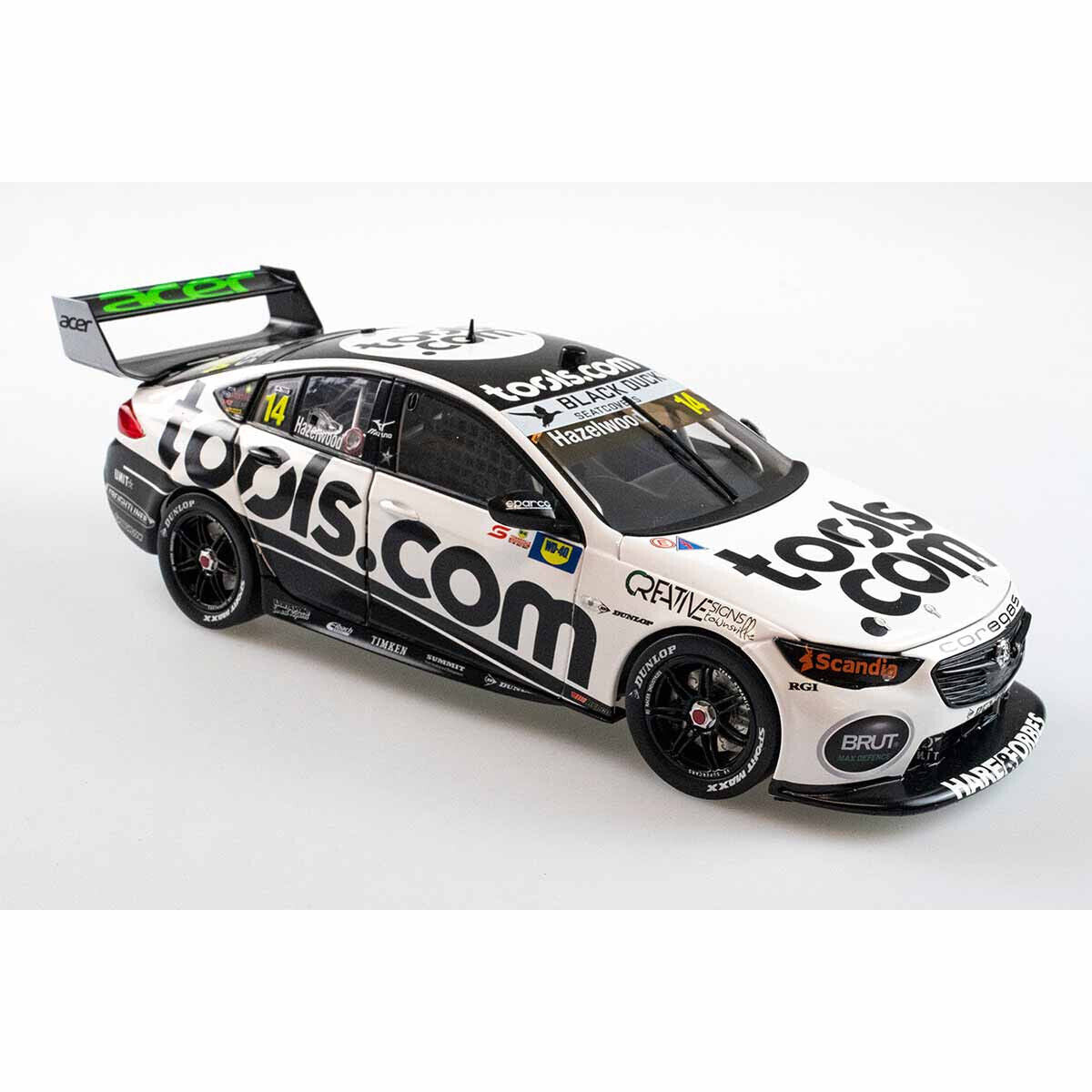 Biante 1/18 Holden Zb Commodore 2021 Townsville Race 19 Todd Hazelwood Tools.Com