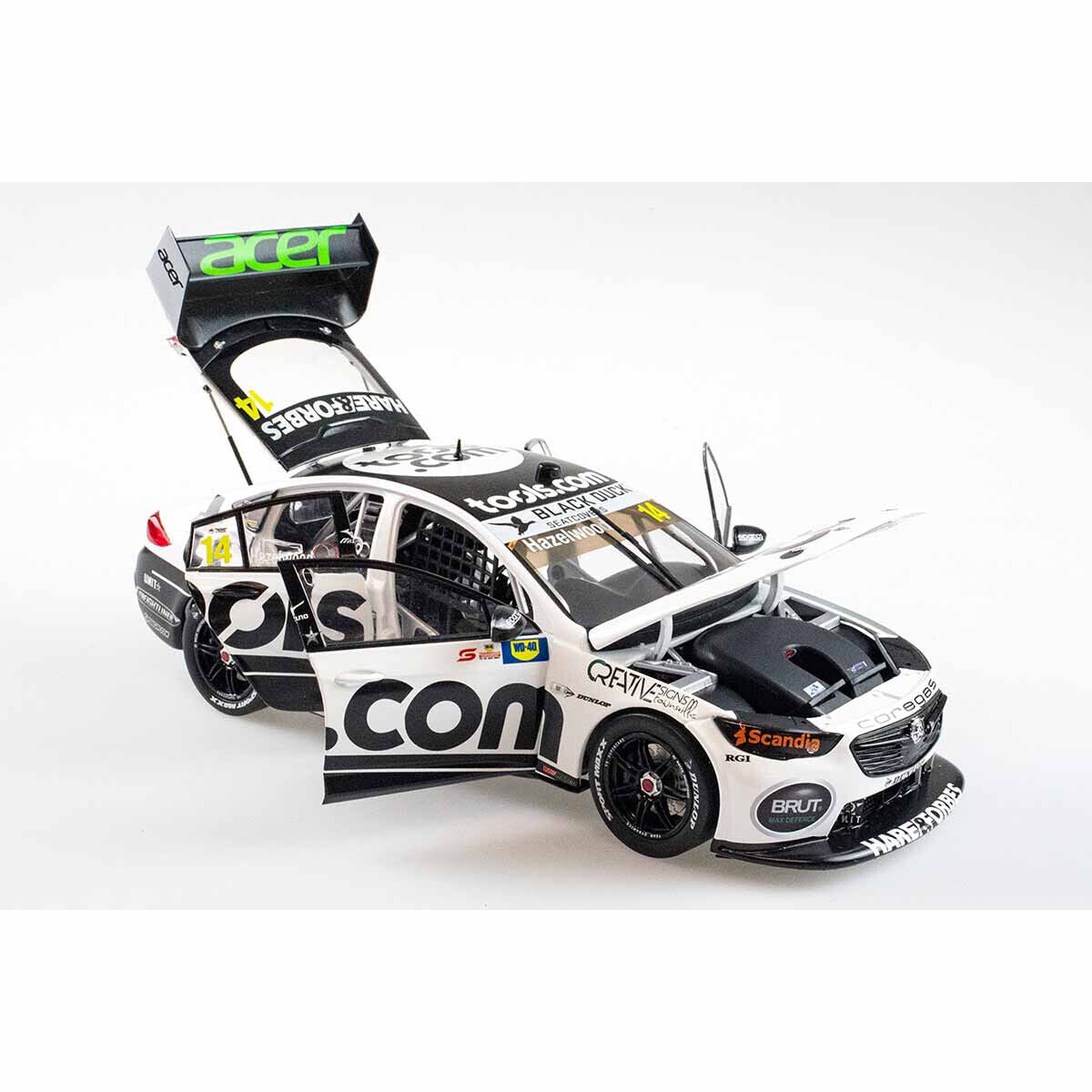 Biante 1/18 Holden Zb Commodore 2021 Townsville Race 19 Todd Hazelwood Tools.Com