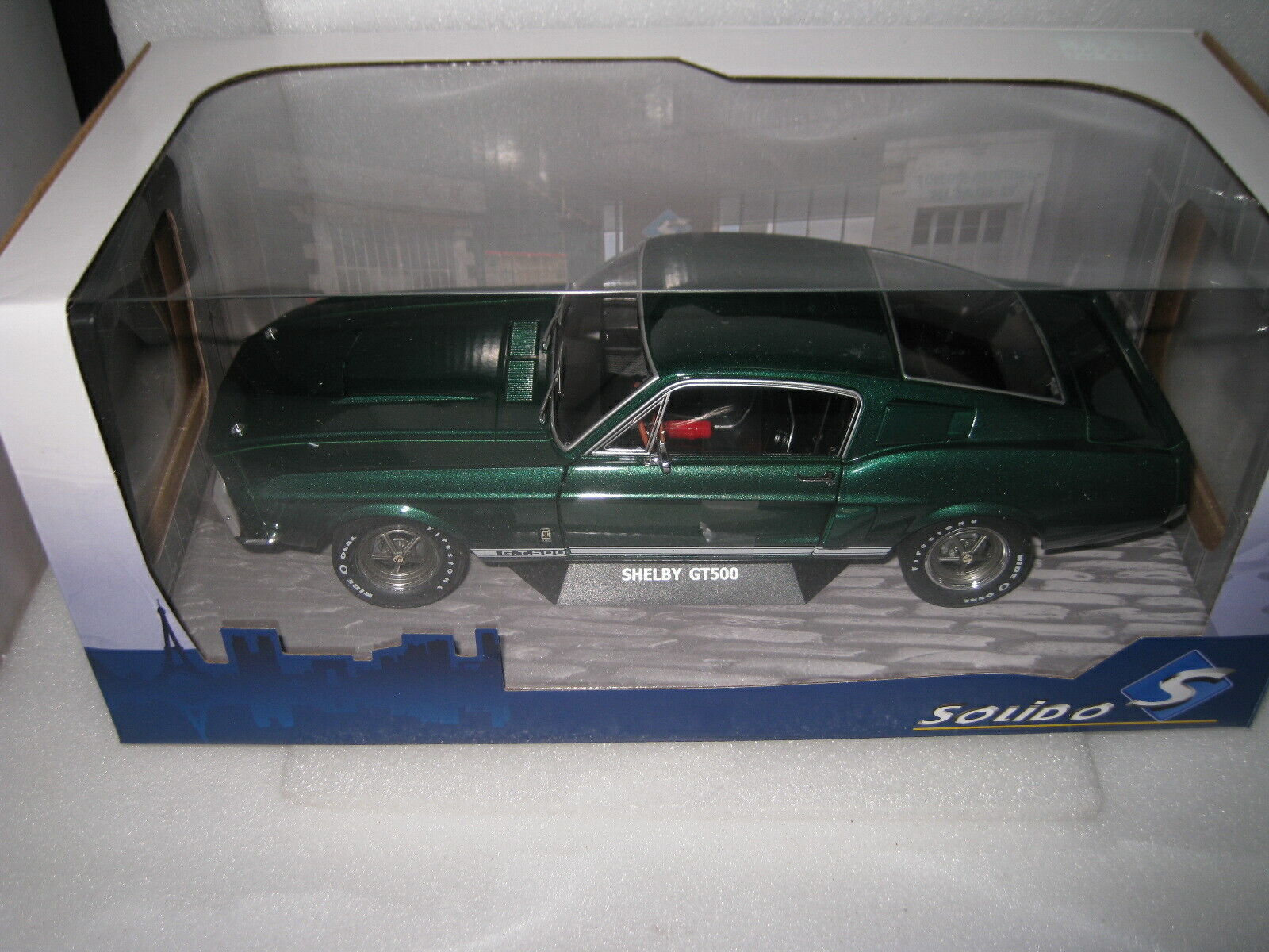 SOLIDO 1/18 1967 Ford Shelby GT500 Mustang Green #S1802904