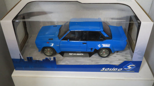 Solido 1/18 Fiat131 Abarth 1980 Blue  #S1806004